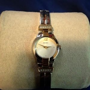 Seiko two tone woman's watch